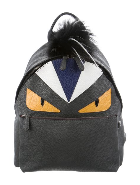 fendi fur monster bag